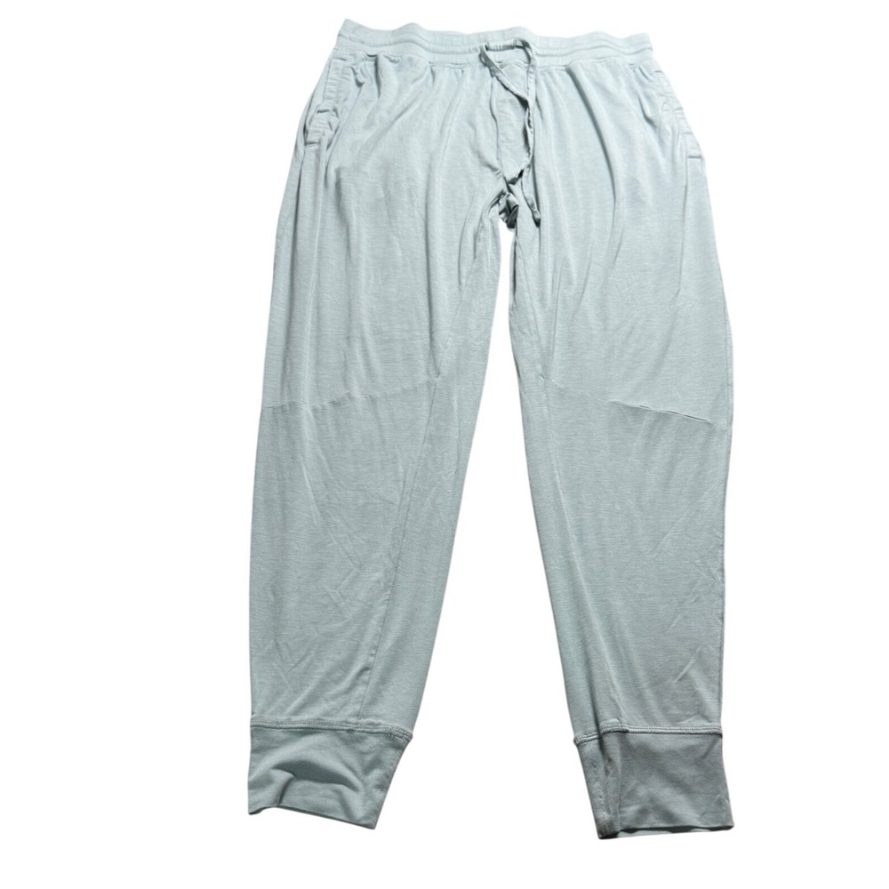 Tommy John Lounge Jogger Pants Mens Large Blue Green Excellent 2021 Modal Soft
